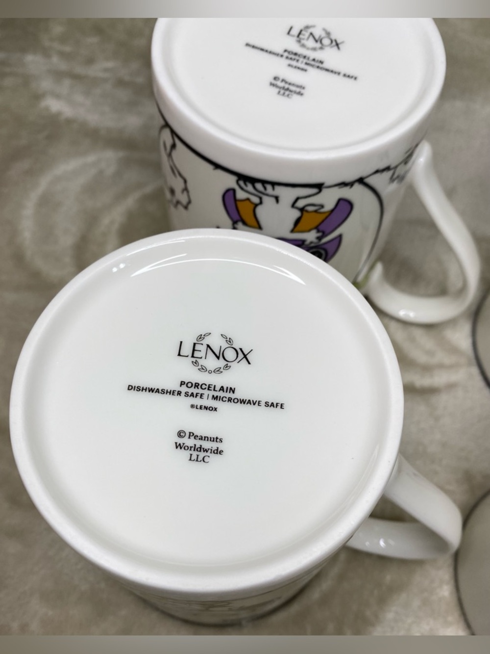 Lenox Peanuts Snoopy The Great Pumpkin Mugs - Set of 4 Halloween - Picture 13 of 16